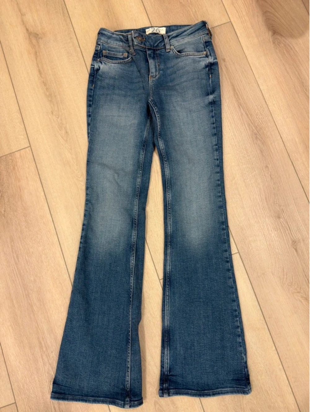 We The Free Twenty-Six Flare Bootcut Stretch Jeans Medium Wash Anthropologie
